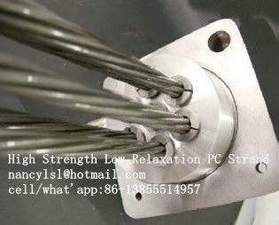 Eco Friendly High Carbon Spring Steel Wire 12.7mm & 15.24mm , 1860 MPA Tensile Strength