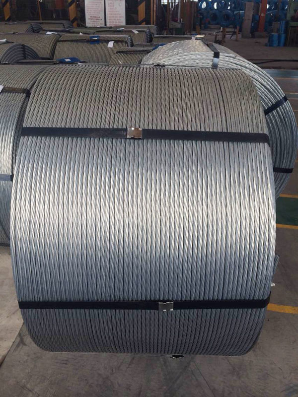 SWRH 82B 1*7 PC Steel Wire Rope , Low Relaxation Prestressing Strands For House Buildings